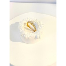 Δαχτυλίδι Χρυσό 14K - Γυναικείο με Ζιργκόν (μέρος σετ) (RI544)